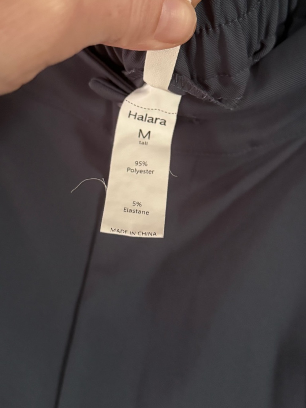 Halara Flex High Waisted Shirred Straight Leg Work Pants - Med Tall - Picture 4 of 4